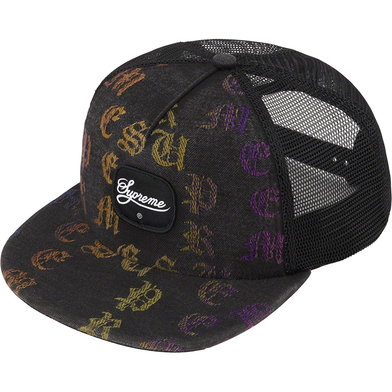 Gradient Jacquard Denim Mesh Back 5-Panel view 2